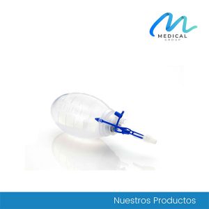 Reservorio de Silicone 100 ml con 200 ML drenaje